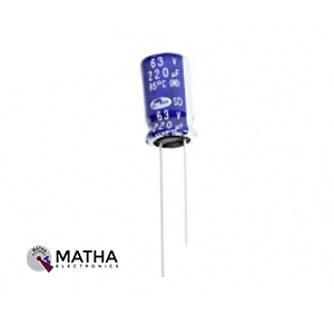 220uf 63V Samwha DC Electrolytic Capacitor