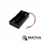 2 Cell Battery holder AA Black with Wire