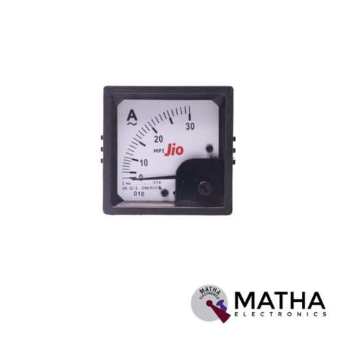 Ampere Meter 72mm 30A Square