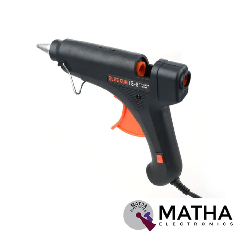 Black 100 Watts Hot Melt Glue Gun