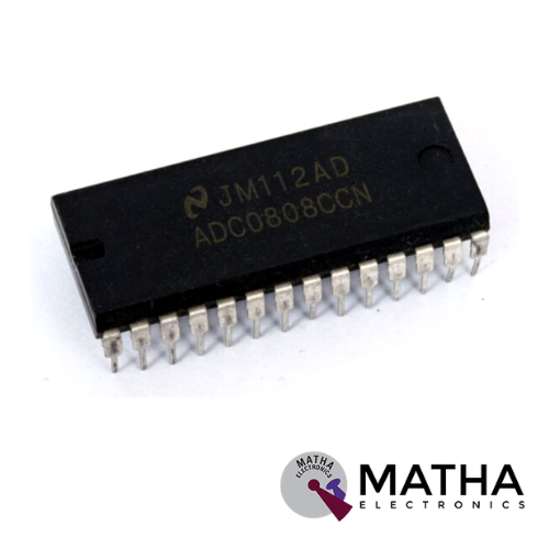 ADC0808 8-Bit A/D Converter with 8-Channel Multiplexer IC DIP-28 Package