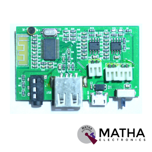 Bluetooth Receiver With Amplifier Board