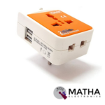 Universal Multi Plug With Dual USB Port - Image 2