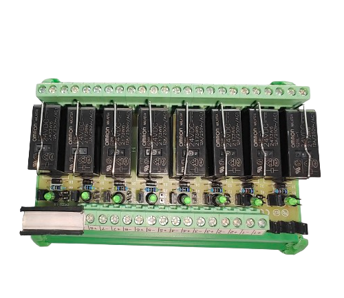 24VDC OMRON 8 CHANNEL INDUSTRIAL QUALITY RELAY MODULE CARD