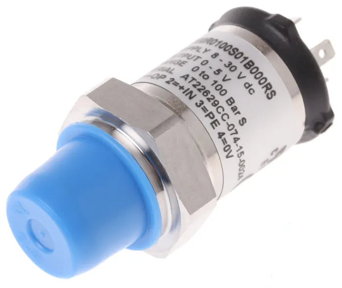 F7954721-01 Gems Sensors Pressure Sensor, 0bar Min, 100bar Max, Voltage Output, Relative Reading