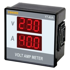 Digital Volt And Ampere Meter Designed For Electrical Panel/Submersible Panel, Volt-Amp