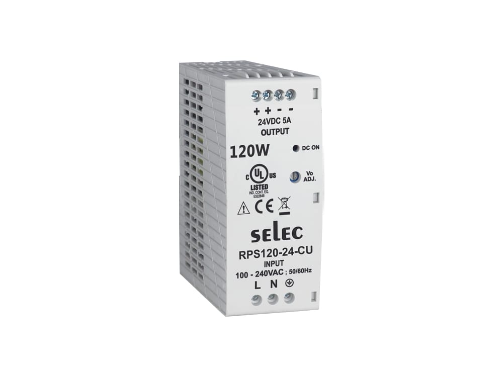 WhatsApp Image 2025-10-24 at 10.03.23 AM (1) Selec RPS120-24-CU DIN Rail Mount Power Supply