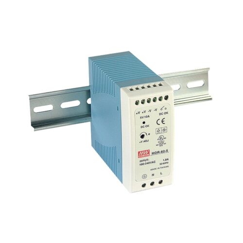 60W Single Output Industrial DIN Rail Power Supply – MDR Series