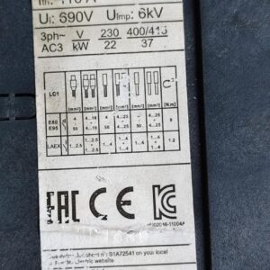 Schneider Electric LC1F80 contactor