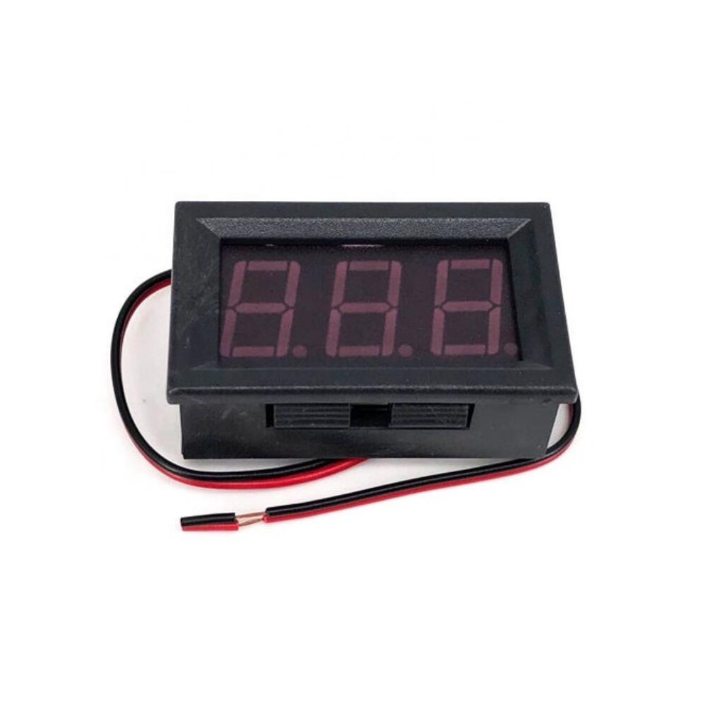 0.56-Inch-DC5V-120V-DC-Two-Wire-Digital-Display-Voltmeter-for-Car-Bicycle-Motorcycle-Blue-1 Roboway 0.56-inch DC 4.5-30V two-wire digital voltmeter