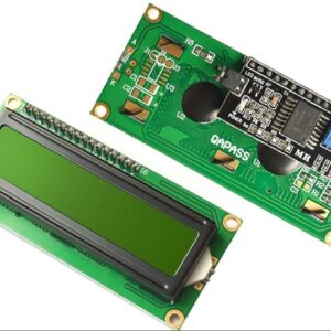 16x02 LCD display module with an IIC I2C interface
