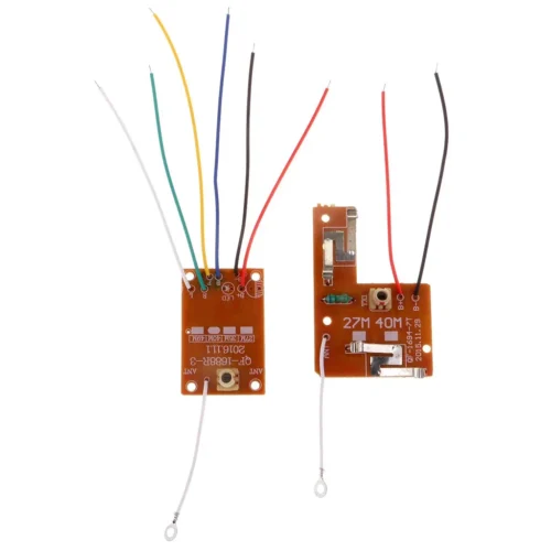 4-channel remote control transmitter and receiver circuit board