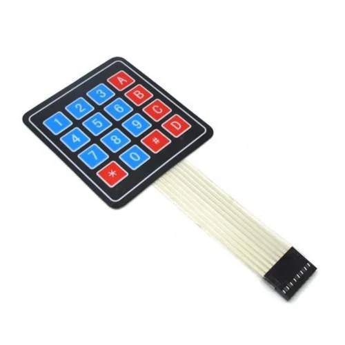 4x4 matrix membrane keypad