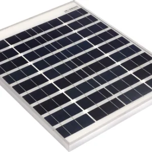 5W 12V solar panel with an aluminum frame