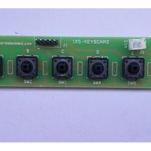 1x5 tactile keypad switch module