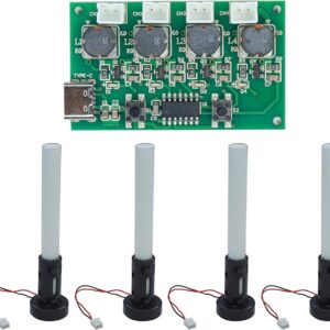 DC5V 4-head ultrasonic humidifier USB C-type spray module
