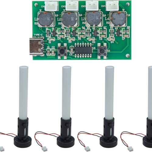 DC5V 4-head ultrasonic humidifier USB C-type spray module