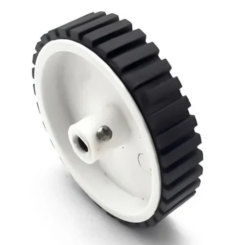 7X2CM WHEEL 6MM SHAFT WHITE COLOR