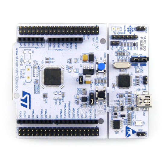 DEV-3369_1-550x550 STMicroelectronics NUCLEO-F103RB development board.