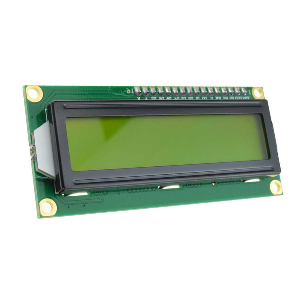a08526e08d2912bf 16X02 LCD DISPLAY 16X2 GREEN BACKLIGHT YELLOW