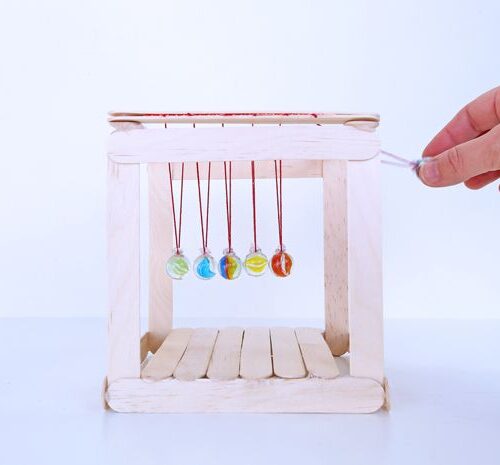 DIY KT BOARD NEWTON'S CRADLE