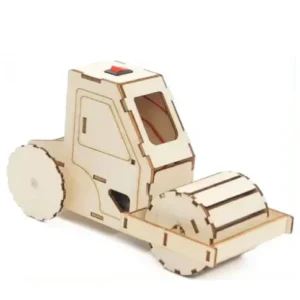 DIY electric road roller robot STEM kit