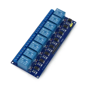 8-channel 5V relay module with optocoupler