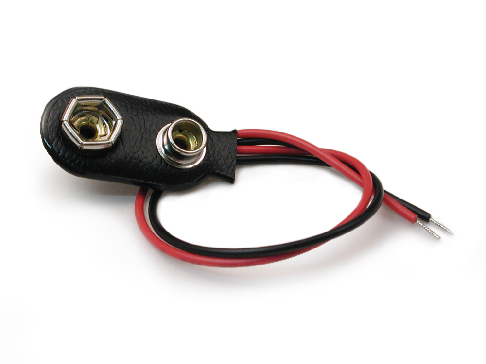 robu-3-4 9V battery clip or snap connector with a 10cm cable.