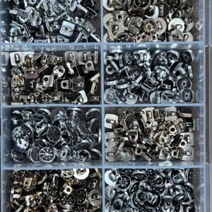 TRACK WHEEL MIXED PACK AS SHOWN IN THE PICTURE 372 PARTICLES 140F