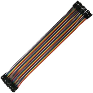 DUPONT JUMPER CABLE 20CM FEMALE TO FEMALE STRIP