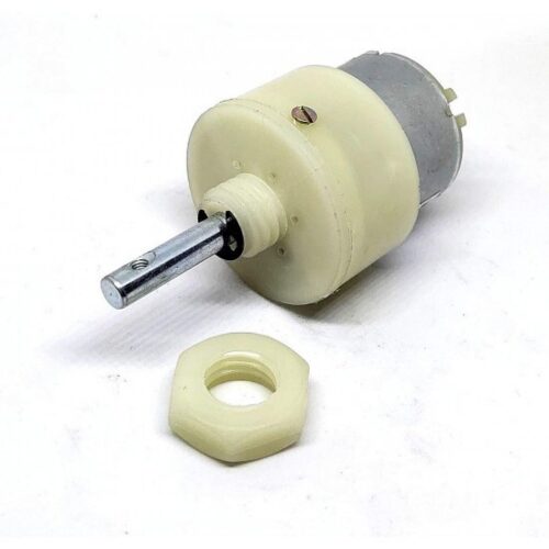 10 RPM 12V DC GEARMOTOR-WHITE LOW COST