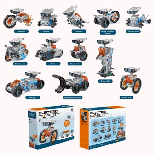 DIY NEW ELECTRIC SELF-ASSEMBLY 12-IN-1 ROBOT HAND-ASSEMBLED