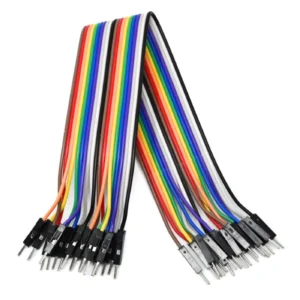 DUPONT JUMPER CABLE 20CM MALE TO MALE STRIP