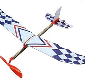 Medium Rubber Band–Powered DIY Plane Toy Kit (Aircraft Model)