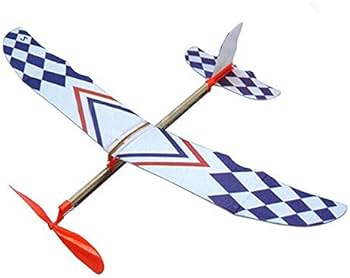 Medium Rubber Band–Powered DIY Plane Toy Kit (Aircraft Model)