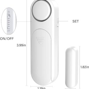WIRELESS DOOR AND WINDOW ALARM SENSOR