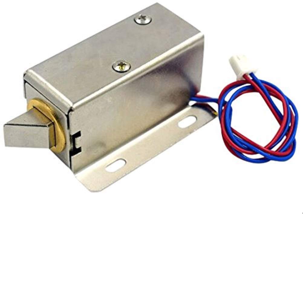 51H4qhqntQL 12V Electromagnetic Solenoid Lock with L Bracket