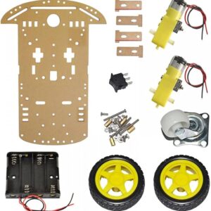 2WD SMART CAR CHASSIS KIT UNASSAMBLED