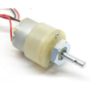300 RPM 12V DC GEARMOTOR-WHITE LOW COST