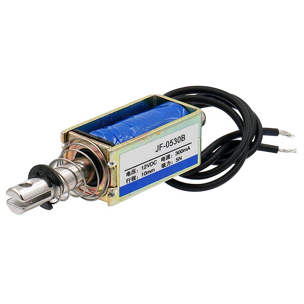 jf-0530b-dc-12v-1a-10mm-5n-push-pull-solenoid-electromagnet1-1024x1024 JF-0530B DC 12V Push-Pull Solenoid Electromagnet