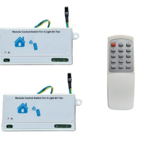 WIRELESS REMOTE CONTROL SWITCH 8 LIGHT + 2 FAN