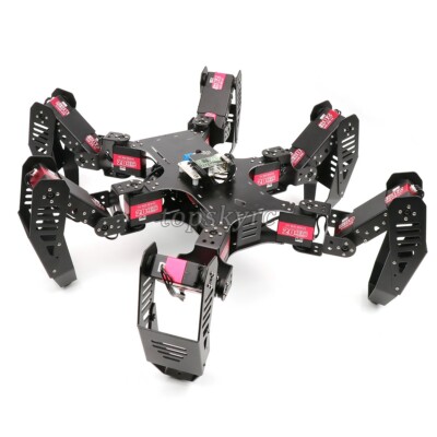 DIY 18 DOF ALUMINUM HEXAPOD SPIDER