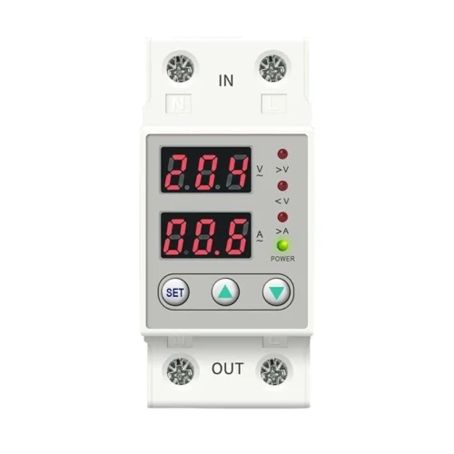 DIN RAIL ADJUSTABLE VOLTAGE PROTECTOR