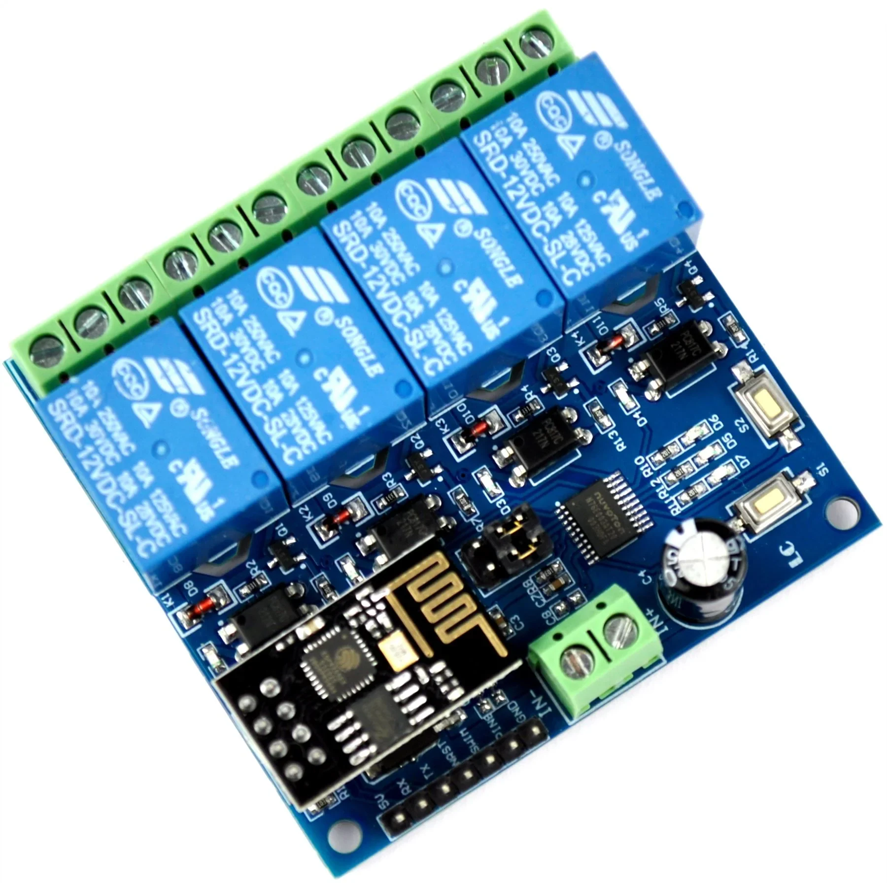 xndx3fxt 4 CHANNEL WIFI RELAY SHIELD